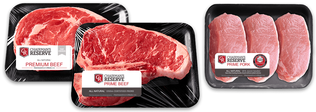 Labels_1007x357 Chairman's Reserve Beef and Pork in packaging