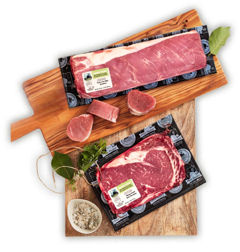 open prairie_case ready meats_pre-packaged meat supplier_portion cut beef and pork