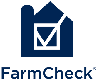 FarmCheck Logo - Blue