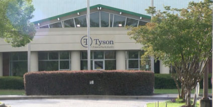 Columbia South Carolina Tyson Case Ready meats plant