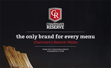 Chairman's Reserve, the only brand for every menu