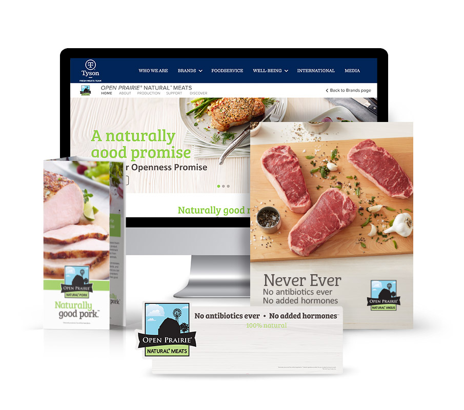 open prairie natural meats - marketing support - point of sale materials - consumer insights