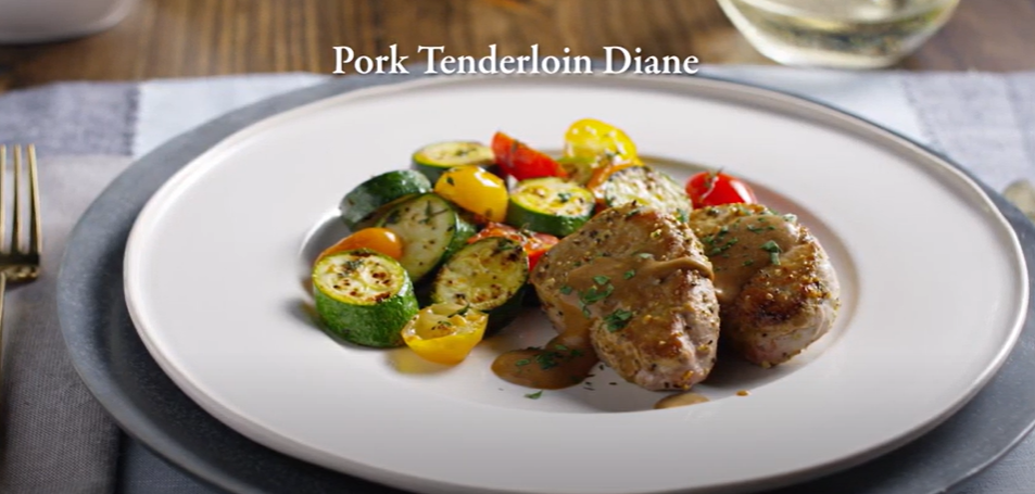 Chairman’s Reserve® Meats Pork Tenderloin Diane Recipe