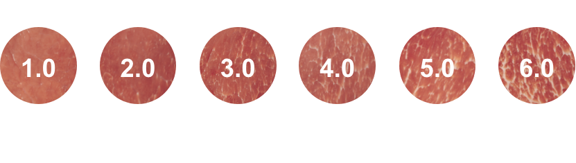 Chairman's Reserve Prime Pork Marbling Chart